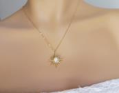large-north-star-shape-necklace-chain-gold-plated-big-guiding-star-necklace-gold-polaris-necklace-necklace-birthday-gift-idea-best-friend-necklace-gift-bridesmaid-gift-necklace-gift-for-her-dainty-star-necklace-layered-north-star-necklace-starburst-necklace-2