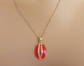 red-enamel-sea-shell-charm-necklace-colorful-beach-shell-pendant-necklace-fashio