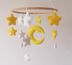 neutral-nursery-crib-mobile-yellow-white-star-moon-cot-mobile-mobil-bebe-expecting-mom-gift-unisex-baby-mobile-neutral-nursery-decor-baby-shower-gift-teddy-bear-hanging-mobile-ceiling-mobile-present-for-newborn-infant-3