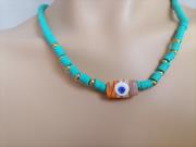 green-heishi-stack-necklace-glass-evil-eye-necklace-2