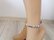 light-blue-transparent-faceted-rondelle-crystal-glass-beads-anklet-for-women-buy-handcrafted-handmade-bracelet-for-leg-everyday-minimalist-anklet-sparkly-beads-charm-anklet-adjustable-extender-chain-4-mm-crystal-beads-foot-bracelet-multi-color-anklet-gift-for-her-gift-for-girl-2