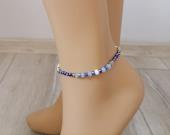 light-blue-transparent-faceted-rondelle-crystal-glass-beads-anklet-for-women-buy-handcrafted-handmade-bracelet-for-leg-everyday-minimalist-anklet-sparkly-beads-charm-anklet-adjustable-extender-chain-4-mm-crystal-beads-foot-bracelet-multi-color-anklet-gift-for-her-gift-for-girl-1