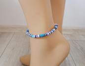 pink-blue-gray-heishi-stack-anklet-multi-colored-polymer-clay-disc-bracelet-for