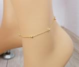 soldered-beads-ball-gold-chains-bracelet-for-leg-minimalist-everyday-casual-ankl