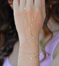 chicque-boho-beaded-ring-bracelet-hand-chain-buy-elegant-slave-bracelet-for-women-girl-gift-for-her-gift-for-girlfriend-bridal-wedding-bracelet-harness-bracelet-handkedja-armband-ring-chain-attached-bracelet-finger-satellite-bracelet-soldered-ball-gold-chains-bracelet-party-festival-hand-jewelry-1