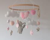 flying-elephant-baby-mobile-for-girl-nursery-personalized-initial-letter-baby-name-mobile-pink-gray-elephant-crib-mobile-elefant-handy-kinderbett-mobile-gold-moon-star-cot-mobile-felt-baby-shower-gift-hanging-mobile-ceiling-mobile-gift-for-newborn-elefante-beb-m-vil-l-l-phant-mobile-lit-b-b-3