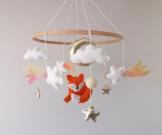 fox-baby-mobile-white-stars-clouds-mobile-felt-fox-crib-mobile-neutral-nursery-decor-gold-stars-moon-mobile-fox-cot-mobile-baby-shower-gift-hanging-mobile-fox-ceiling-mobile-gift-for-newborn-wool-balls-baby-mobile-3