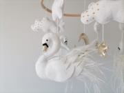 swan-baby-mobile-for-girl-nursery-princess-swan-mobile-felt-swan-with-feathers-crib-mobile-handmade-handcrafted-mobile-baby-girl-nursery-decor-princess-swan-hanging-mobile-swan-ceiling-mobile-gift-for-infant-newborn-felt-white-swan-mobile-schwan-mobile-schwan-kinderbett-halter-bebe-movil-cisne-crown-swan-mobile-baby-shower-gift-present-for-newborn-baby-girl-room-decoration-girl-bedroom-decor-schwan-baby-handy-kinderbett-3