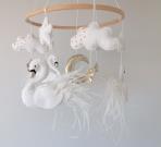 swan-baby-mobile-for-girl-nursery-princess-swan-mobile-felt-swan-with-feathers-crib-mobile-handmade-handcrafted-mobile-baby-girl-nursery-decor-princess-swan-hanging-mobile-swan-ceiling-mobile-gift-for-infant-newborn-felt-white-swan-mobile-schwan-mobile-schwan-kinderbett-halter-bebe-movil-cisne-crown-swan-mobile-baby-shower-gift-present-for-newborn-baby-girl-room-decoration-girl-bedroom-decor-schwan-baby-handy-kinderbett-4