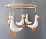 geese-baby-crib-mobile-felt-goose-cot-mobile-duck-baby-mobile-mobile-nursery-decor-felt-farmhouse-nursery-baby-shower-gift-ideas-felt-geese-toys-mobile-handmade-crib-mobile-unisex-gender-neutral-baby-mobile-woodland-baby-mobile-baby-boy-girl-bedroom-decor-baby-shower-gift-mobile-for-newborn-forest-animals-hanging-mobile-ceiling-mobile-handcrafted-baby-mobile-4